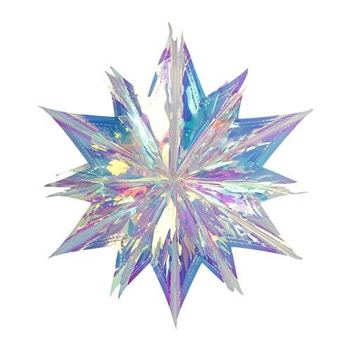 Голографическая растяжка Звезда