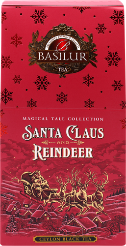 

Чай черный Basilur Санта-клаус и олени цейлонский байховый листовой с добавками 75 г