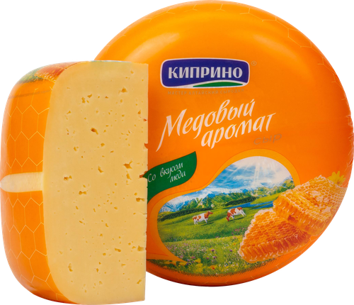 

Сыр Киприно Медовый аромат 50% вес