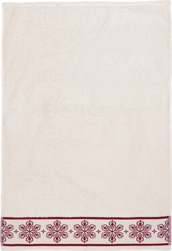 

Полотенце махровое Homeclub Christmas Traditions белое 70 х 120 см