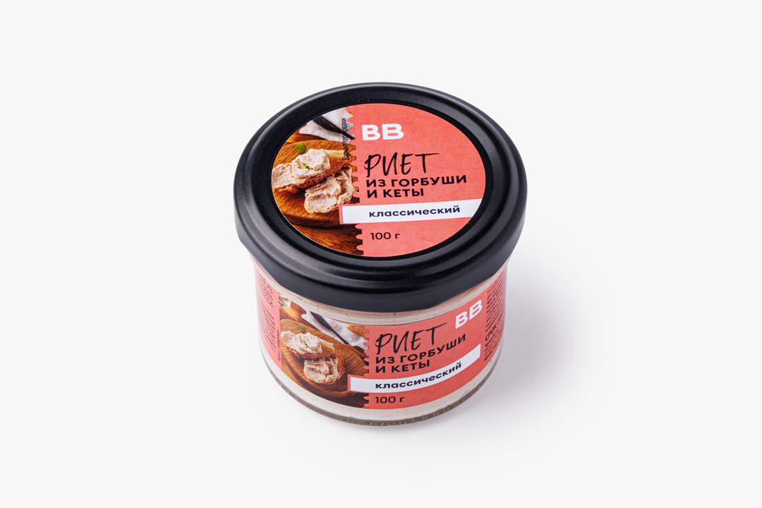 

Риет из горбуши и кеты классический 100 г