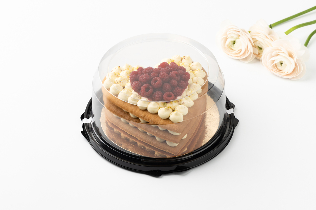 

Торт ВкусВилл Медовое сердце с мармеладом малина 540 г