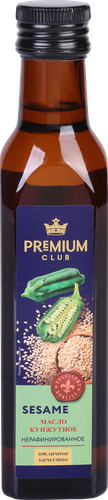 

Масло кунжутное PREMIUM CLUB нерафинированное, 250 мл