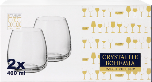 

Набор стаканов для виски Platinum choice Colibri 400 мл х 2 шт.