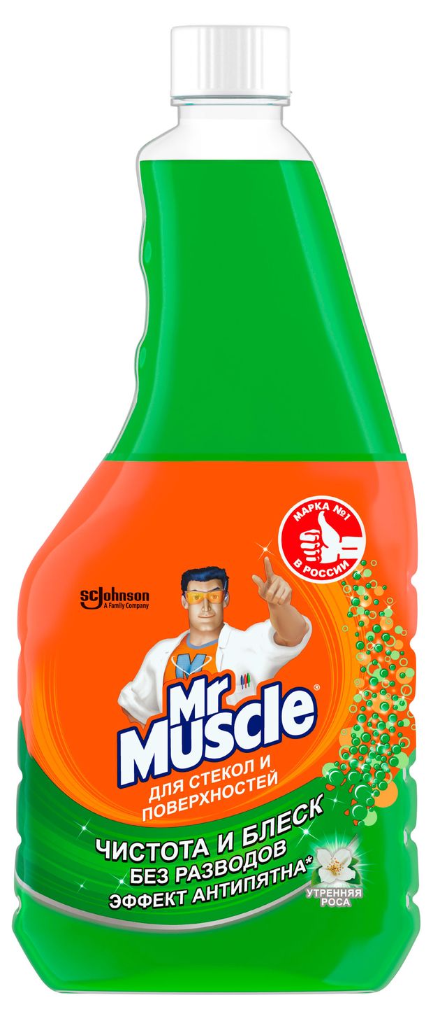 

Средство для стекол Mr. Muscle запасной блок 500 мл