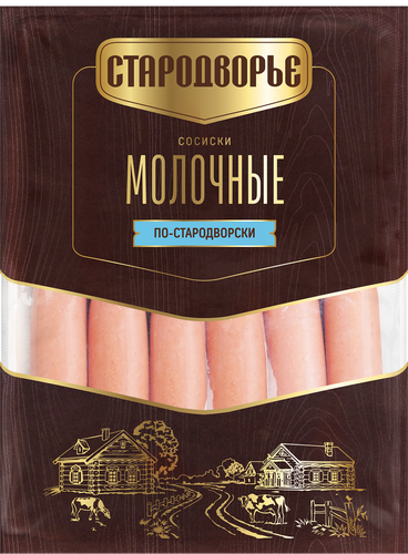 

Сосиски Стародворье Молочные по-стародворски варёные вес
