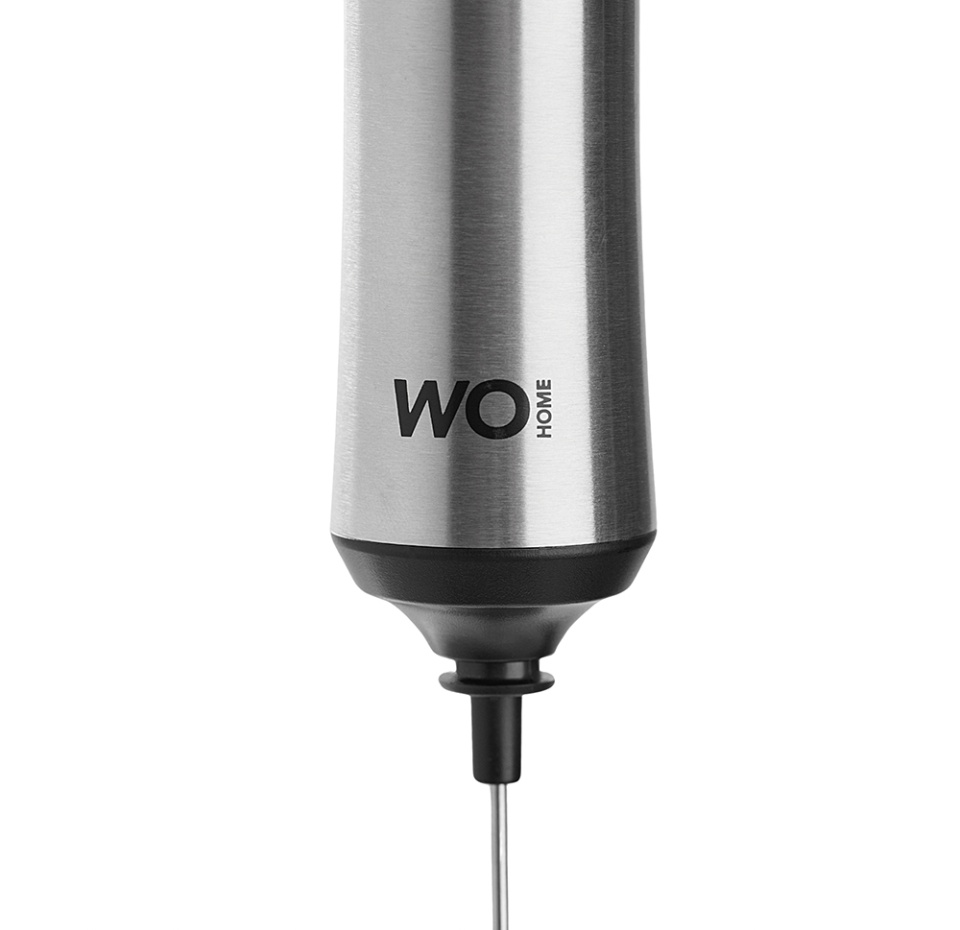 

Капучинатор электрический WO HOME Loft ручной 22см, сталь нержавеющая, пластик, зарядка USB, Китай