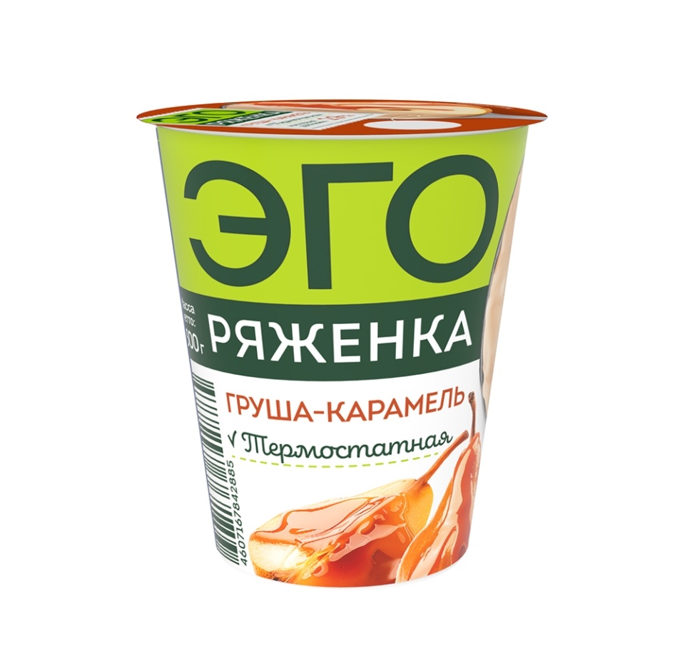 

Ряженка термостатная Эго с грушей и карамелью 2.9 % 300 г