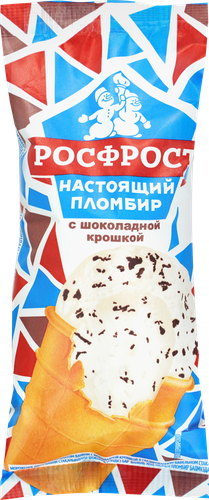 

Мороженое Росфрост Настоящий пломбир с шоколадной крошкой 80 г