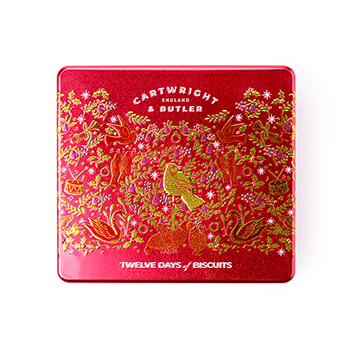 

Печенье ассорти шоколадное Cartwright&Butler 12 дней Рождества в форме сердца 200 г Бельгия
