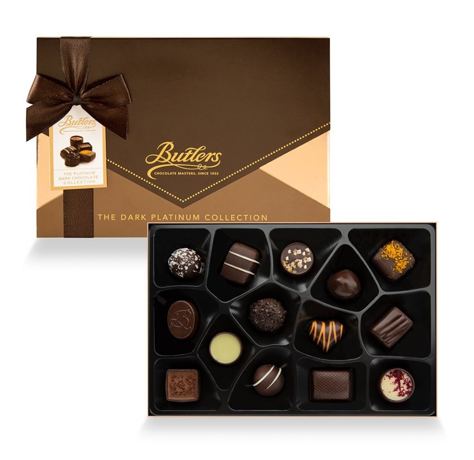 

Шоколадные конфеты Butlers The Dark Platinum Collection 210г