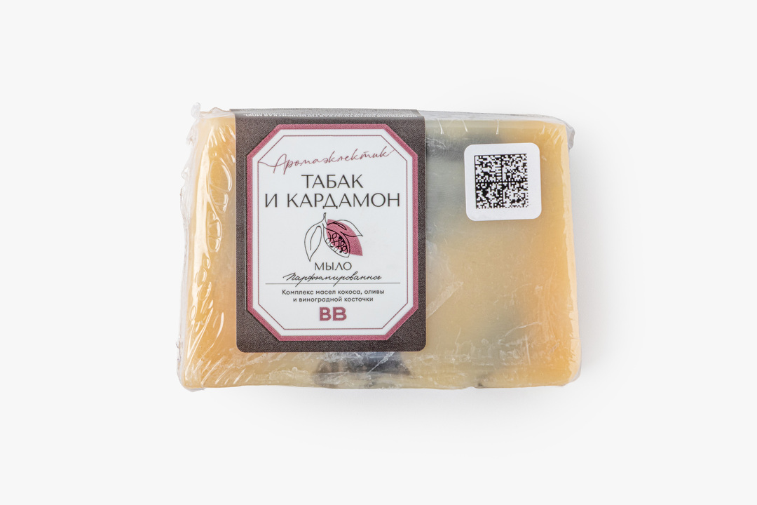 

Мыло парфюмированное ВкусВилл Табак и кардамон 100 г
