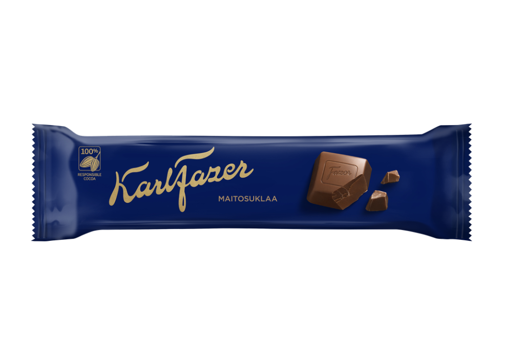 

Батончик Karl Fazer шоколадный молочный 39 г