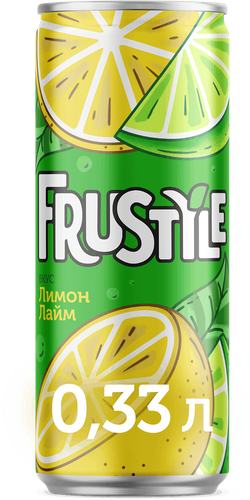 

Газированный напиток Frustyle Лимон-Лайм 0.33 л