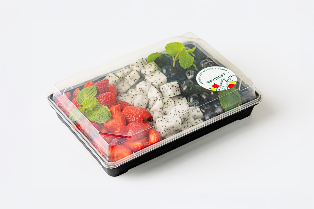 

Фруктовый микс Фруткорт Голубика, питахайя, клубника 445 г