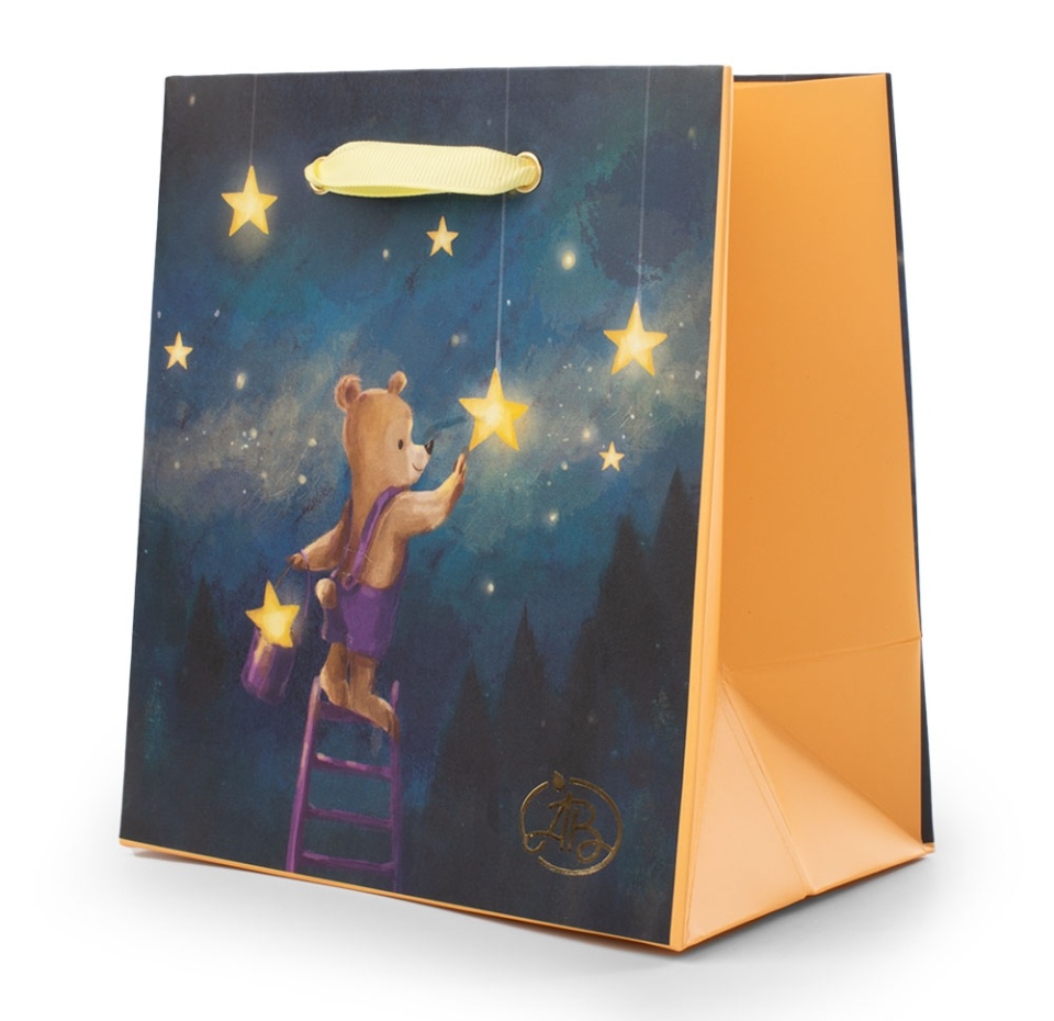 

Пакет подарочный «Азбука вкуса» Мишка звездочет 15х17х10 см