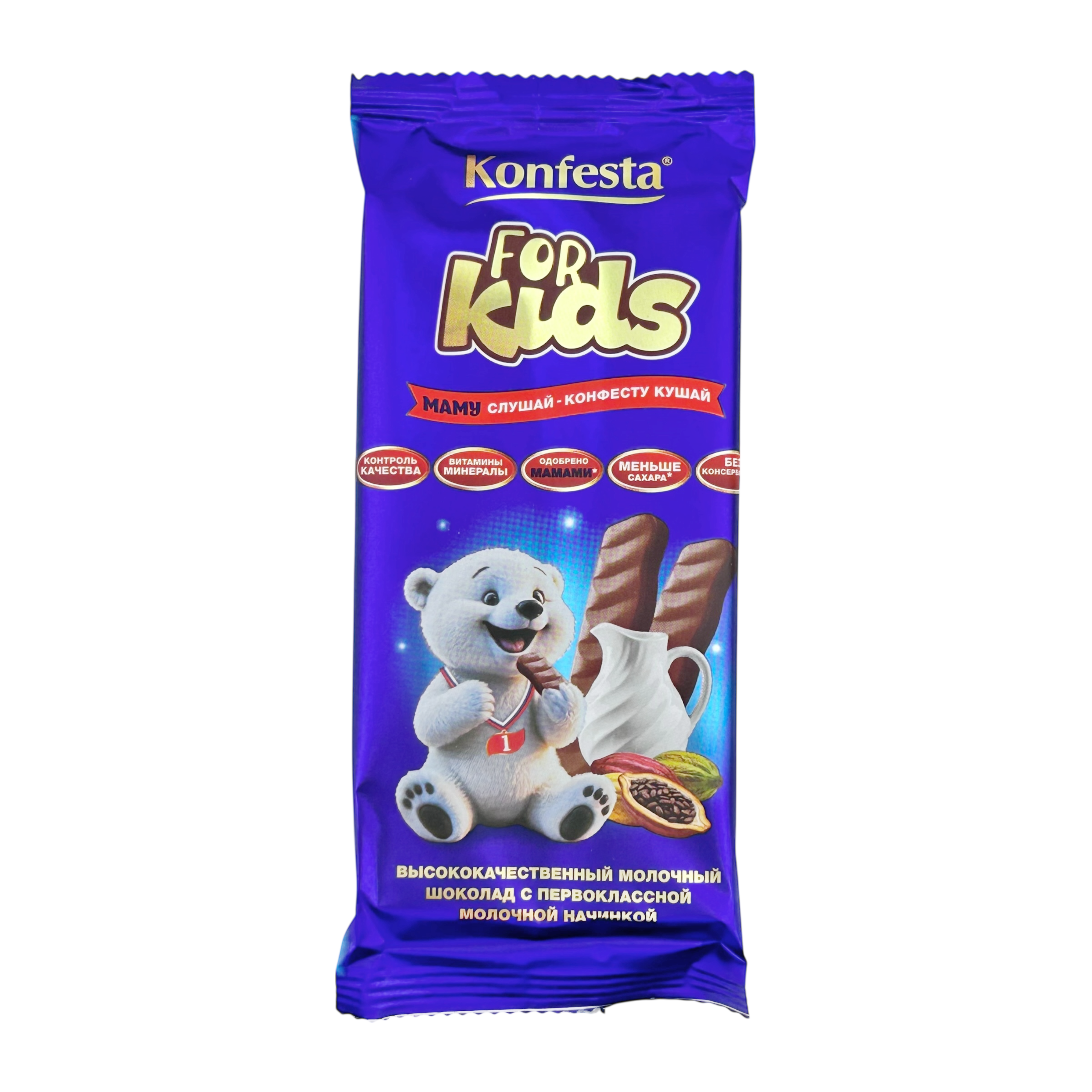 

Молочный шоколад Konfesta For Kids 80 г