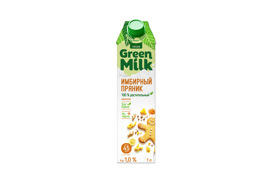 

Напиток соевый Green Milk Имбирный пряник 1 л