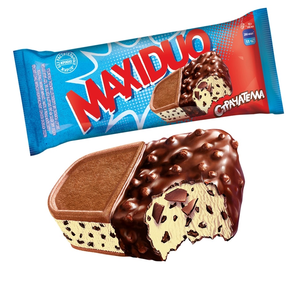 

Мороженое Maxiduo Страчателла 92 г