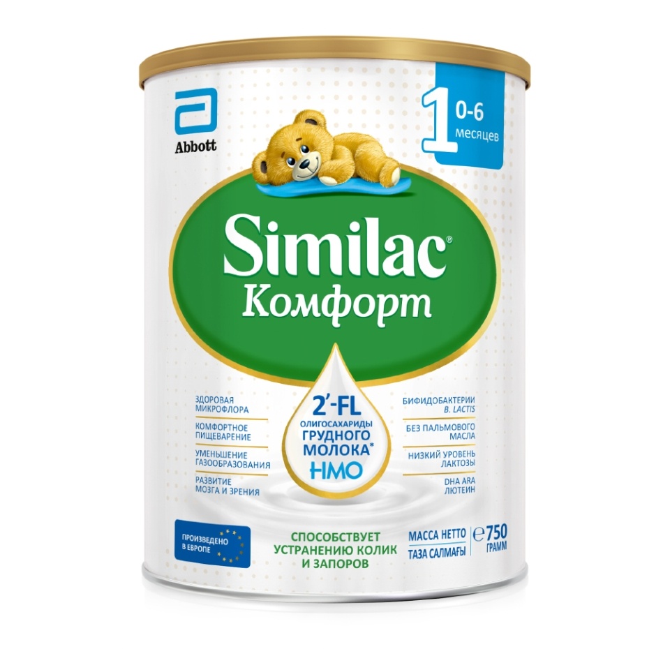 

Смесь детская Similac Комфорт 1 с 0 до 6 месяцев 750 г