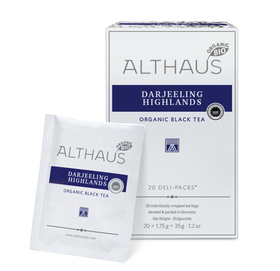 

Чай черный Althaus Darjeeling Castelton пакетированный 20 пакетиков 35 г