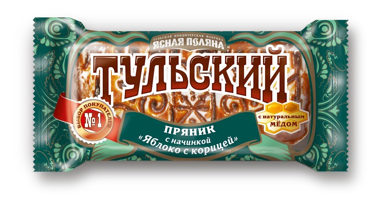 

Пряник Ясная Поляна Тульский яблоко с корицей 140 г