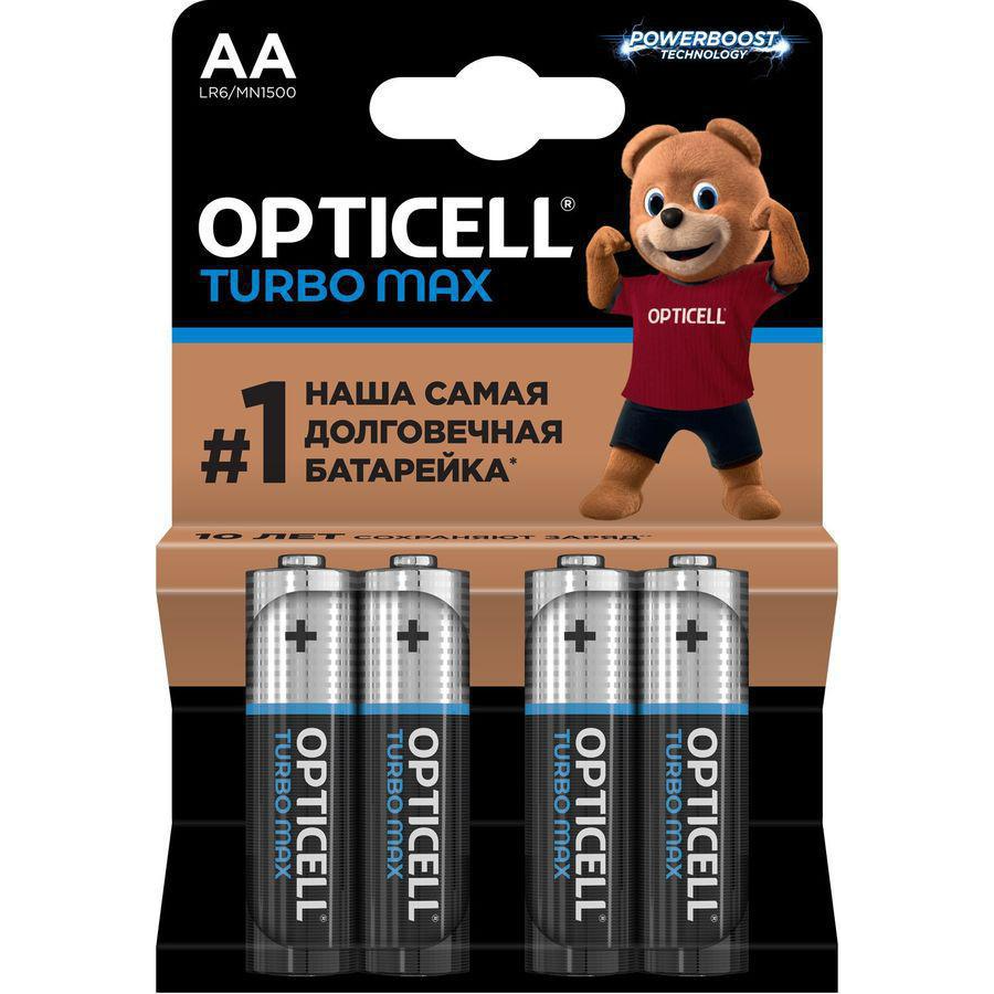 

Батарейки Opticell Turbo Max AA 4 шт.