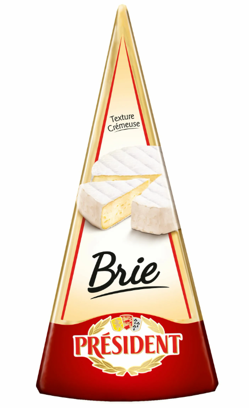 

Сыр мягкий President Бри с белой плесенью 60% 200 г