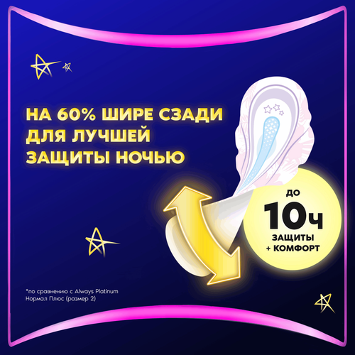 

Прокладки Always Platinum Night ультратонкие 10 шт.