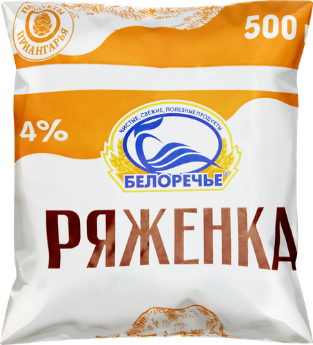 

Ряженка Домашенька 4% ГОСТ 500 г