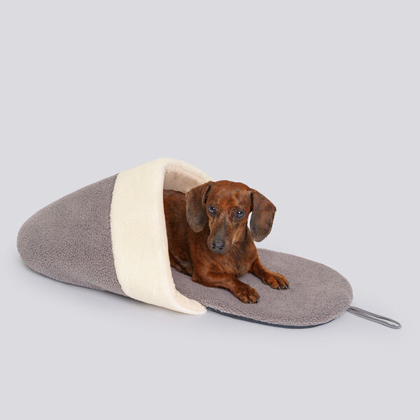 Лежак-тапок Rurri серый Классик 65х25 см 