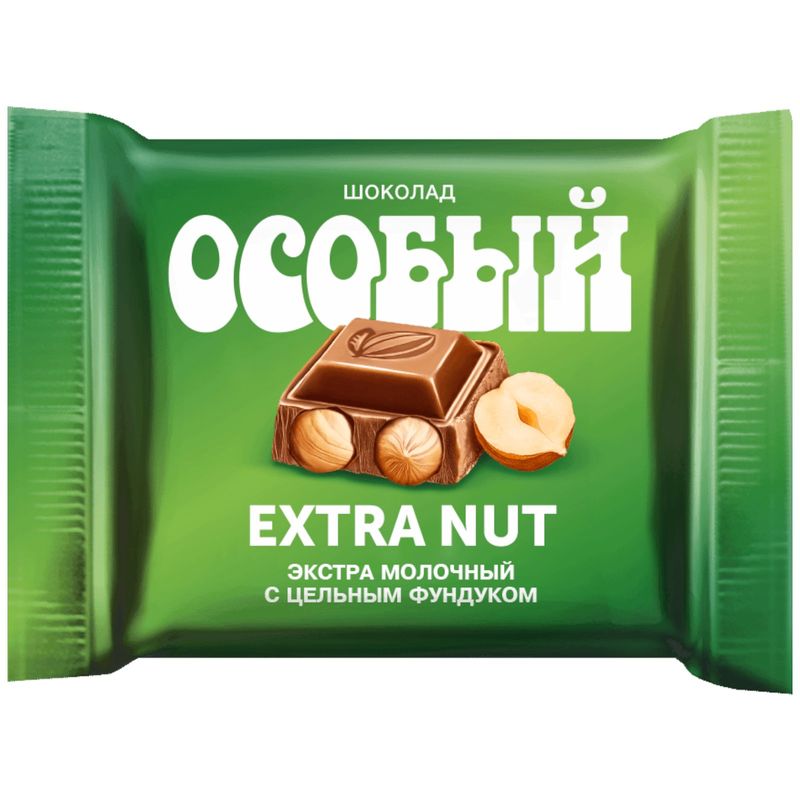 

Шоколад Фабрика имени Крупской Особый молочный с цельным фундуком 80 г