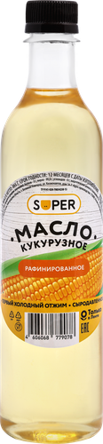 

Масло кукурузное Super рафинированное 500 мл