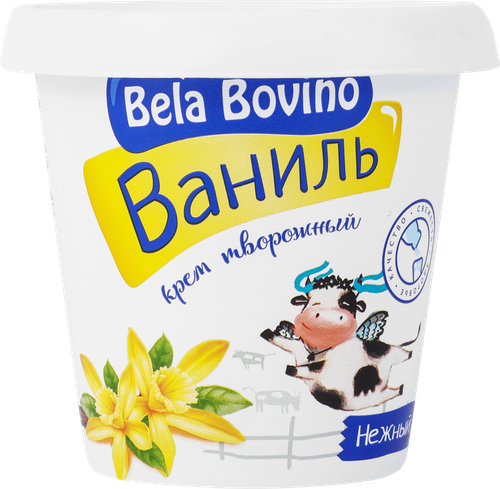 

Крем творожный Bela Bovino взбитый ваниль 3%, 110 г