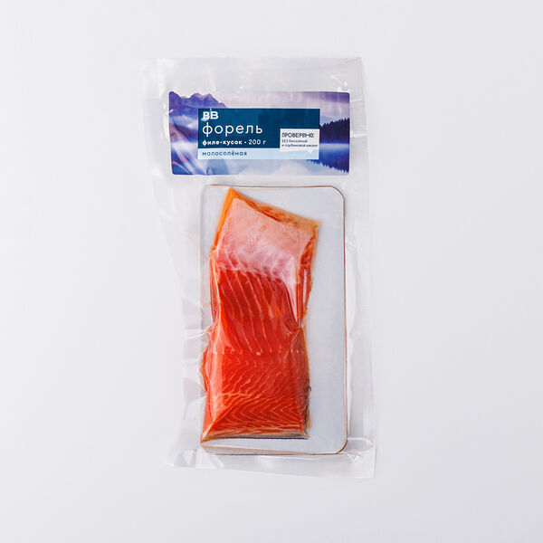 Форель ВкусВилл малосоленая филе-кусок 200 г