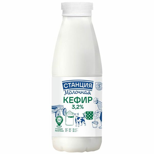 Кефир Станция Молочная 3.2% 430 г