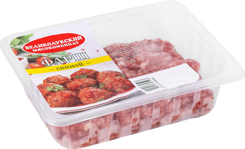 

Фарш свиной Великолукский Мясокомбинат охлажденный 400 г