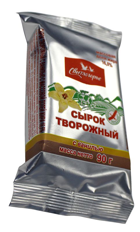 

Сырок творожный Свитлогорье с ванилью 16.5% 90 г