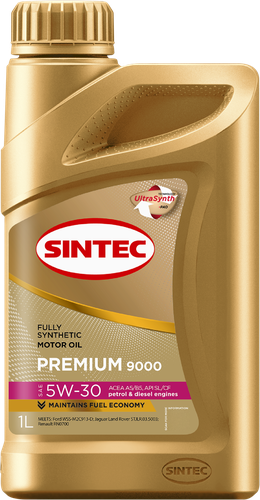 

Моторное масло Sintec Premium 9000 5W-30 A5/B5 SL/CF 1 л