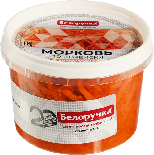 

Морковь Белоручка по-корейски 200 г