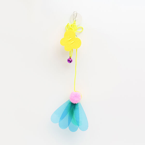 Игрушка-дразнилка Rurri Сверчок для кошек игрушка 8.5 см длина веревки 1.33 м