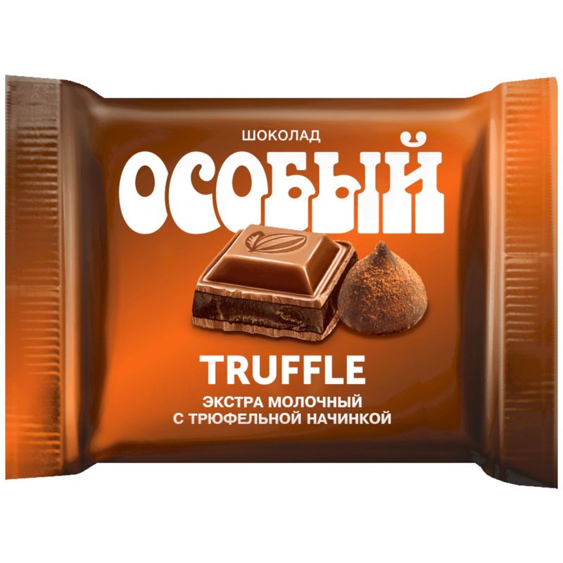 

Шоколад экстрамолочный Фабрика имени Крупской Особый с трюфельной начинкой 82 г