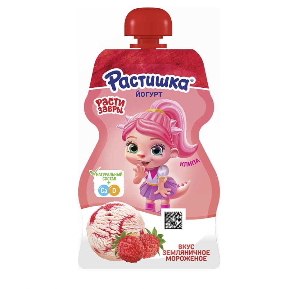 

Йогурт Растишка Земляничное мороженое 2.6% 70 г, дизайн упаковки в ассортименте