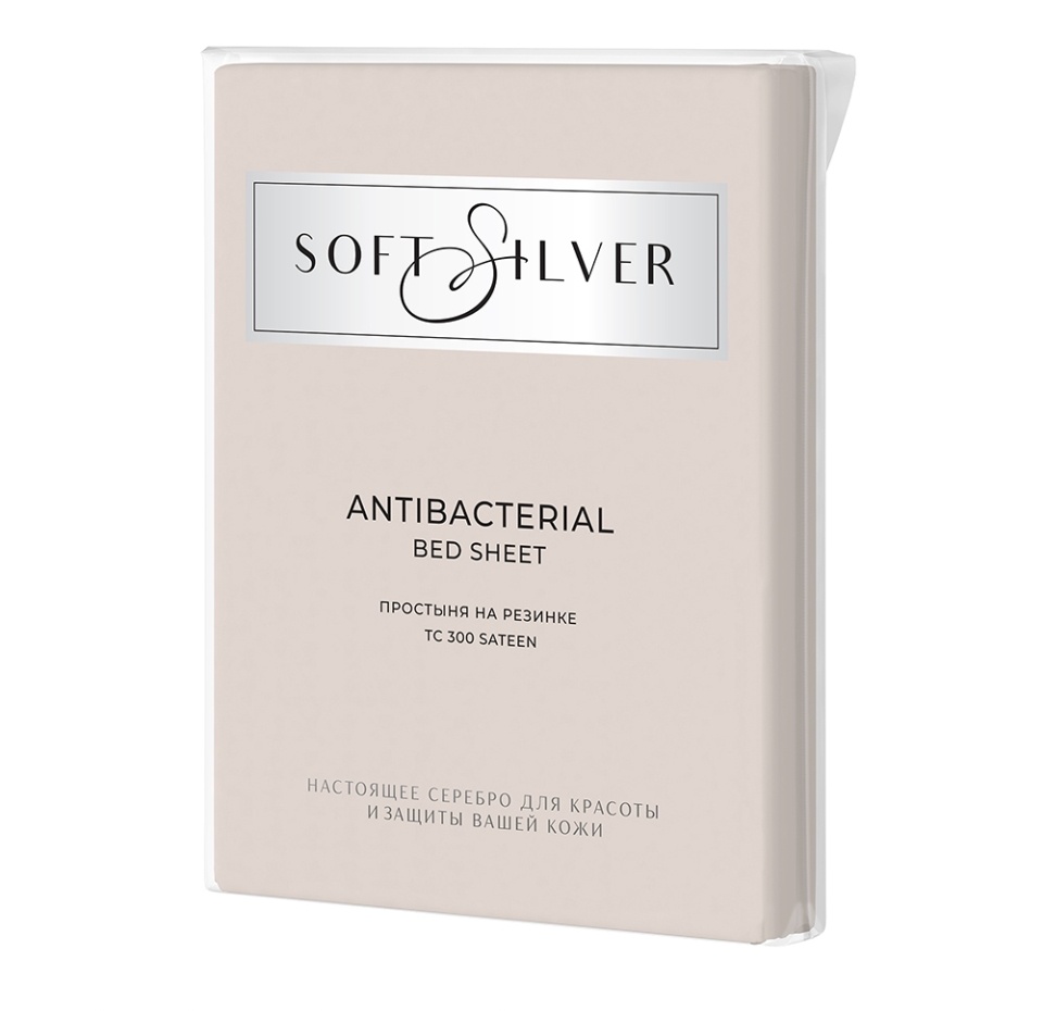

Простыня на резинке Soft Silver Песчаный берег 180 х 200 х 25 см