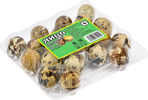 

Яйцо перепелиное КФХ ЛОГИНОВА, 20 шт