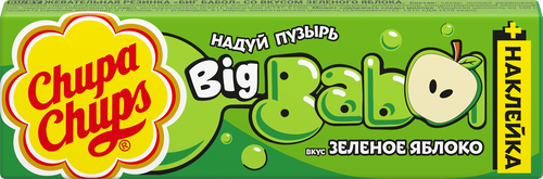 

Жевательная резинка Chupa Chups Big Babol со вкусом Зеленое яблоко 20 г