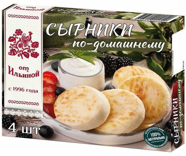 Сырники От Ильиной по-домашнему замороженные 260 г
