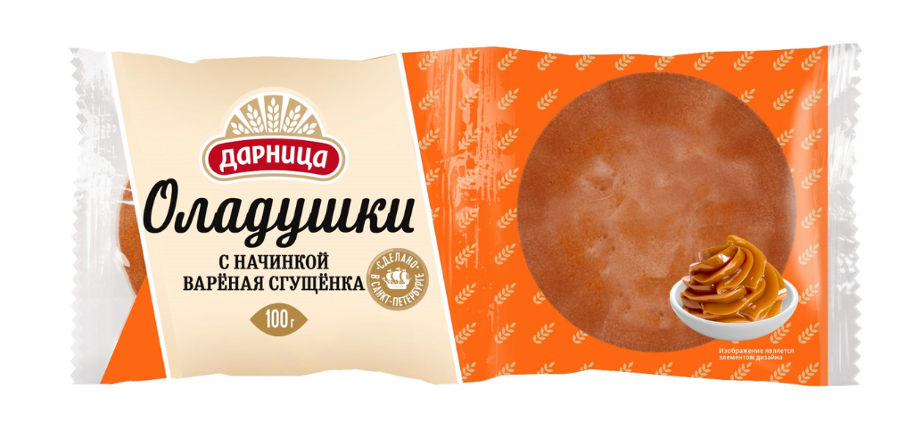 

Оладушки Аладушкин с варёной сгущёнкой 100 г