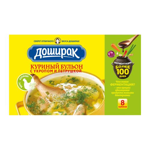 

Куриный бульон Доширак с укропом и петрушкой 80 г