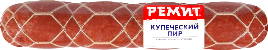 

Колбаса варено-копченая Ремит Сервелат Купеческий пир вес
